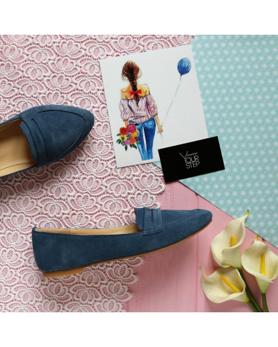 Балетки кольору джинс Арт. 16-3