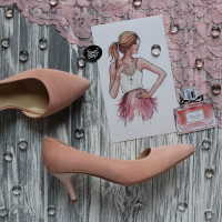 Туфлі-човники з велюру Арт. 657-2/36