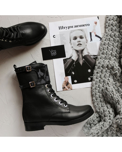 Чорні черевики Арт. 12-30V