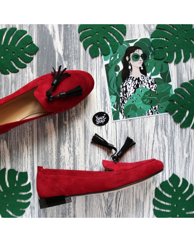 Лофери з велюру Арт. 156-1