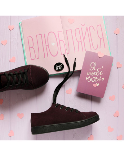 Кеди із натуральної замші Арт. Em-1