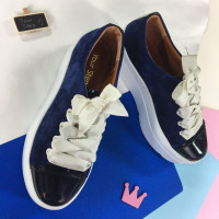 Кеди із синьої замші Арт. 33-1/15RS