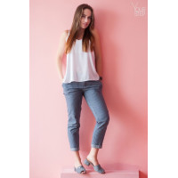 Мюлі сірого кольору Арт. 456-2/53Ок