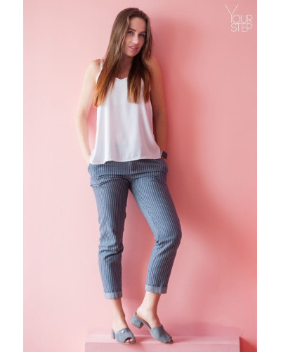 Мюлі сірого кольору Арт. 456-2/53Ок