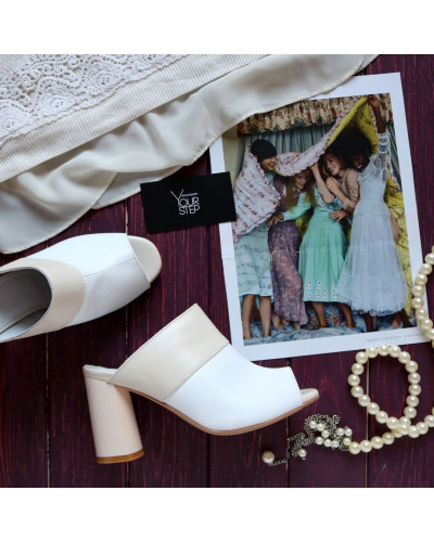 Мюлі із натуральної шкіри Арт. 853-4/45