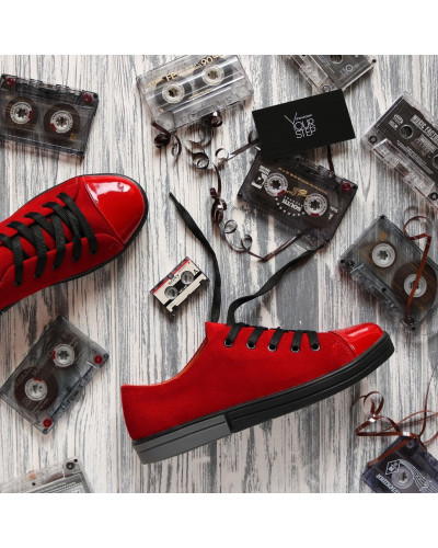 Кеди червоного кольору Арт. 33-1(Ls7)