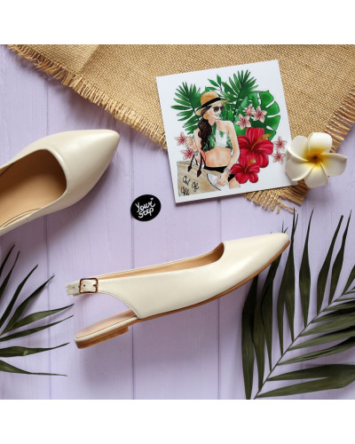 Бежеві слінгбеки Арт.: 17-5