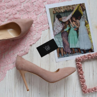 Замшеві туфлі-човники Арт. 35-1