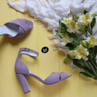 Замшеві босоніжки Арт. 95-12/24Ок