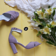 Замшеві босоніжки Арт. 95-12/24Ок