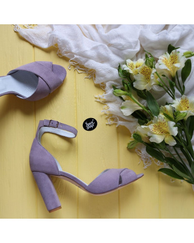 Замшеві босоніжки Арт. 95-12/24Ок