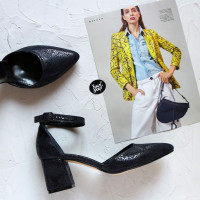 Босоніжки з принтом під пітон Арт. 657-4/47Ок