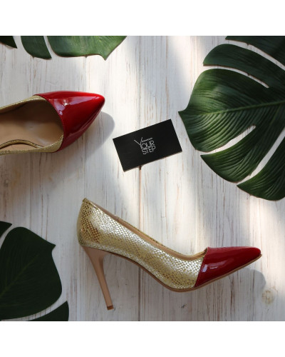 Туфлі-човники жовтого кольору Арт. 35-9Os