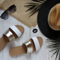 Шльопанці з натуральної шкіри Арт. 10-7