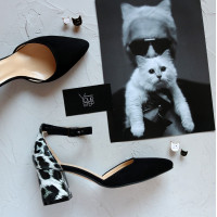 Босоніжки на підборах з гострим носом Арт. 657-4/47Ок