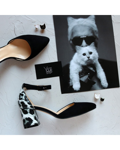 Босоніжки на підборах з гострим носом Арт. 657-4/47Ок