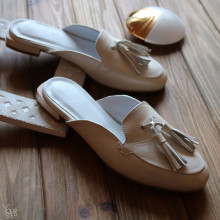 Мюлі бежевого кольору Арт. 156-2/33