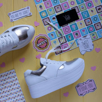 Кросівки із білої шкіри Арт. 15-2/21873