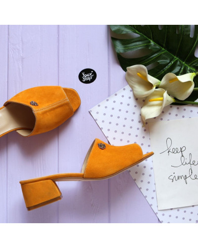 Мюлі з велюру Арт. 456-2/53Ок