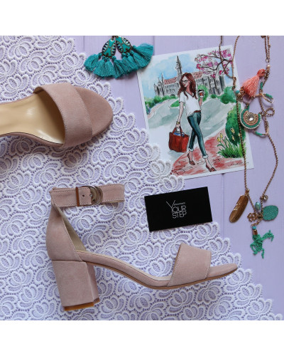 Босоніжки з натуральної замші Арт.: 615-3Ок