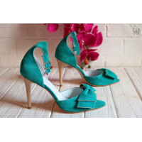 Босоніжки на шпильці Арт. 95-11(2)-Бант