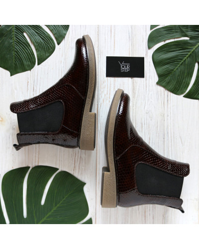 Коричневі Челсі під рептилію Арт. 12-1(Sn4)