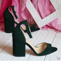 Босоніжки зеленого кольору Арт. 95-11/49Ок