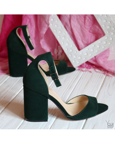 Босоніжки зеленого кольору Арт. 95-11/49Ок