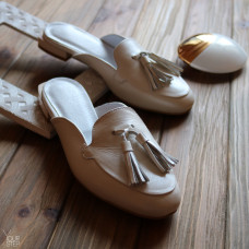 Мюлі бежевого кольору Арт. 156-2/33