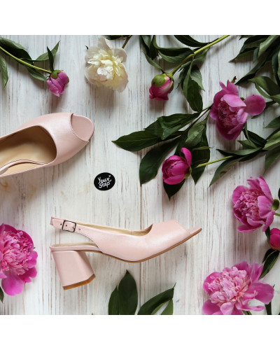 Босоніжки рожевого кольору Арт. 605-9/47Ок