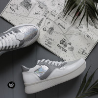 Кросівки з білої шкіри Арт. Om-1 ДОП*