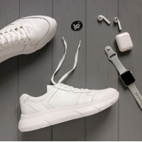 Кросівки з білої шкіри Арт. Т-3/21910