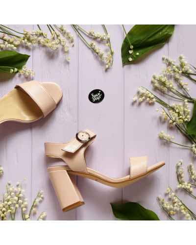 Босоніжки зі шкіри Арт. 853-2/48Ок