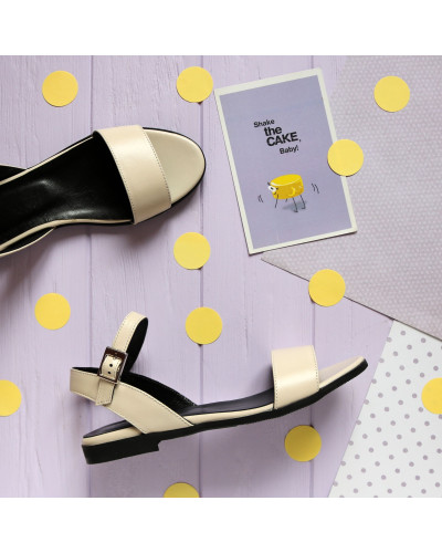 Бежеві босоніжки Арт. 10-5/D100