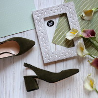 Замшеві слінгбеки Арт 657-3/47Ок