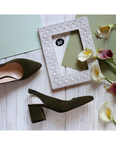 Замшеві слінгбеки Арт 657-3/47Ок