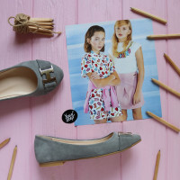 Балетки з світло-сірої замші Арт. 01-1H