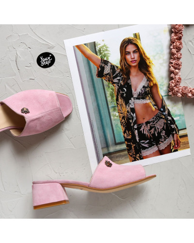 Мюлі рожевого кольору Арт. 456-2/53Ок