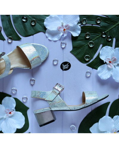 Босоніжки з принтом під пітон Арт.: 415-1/42Ser