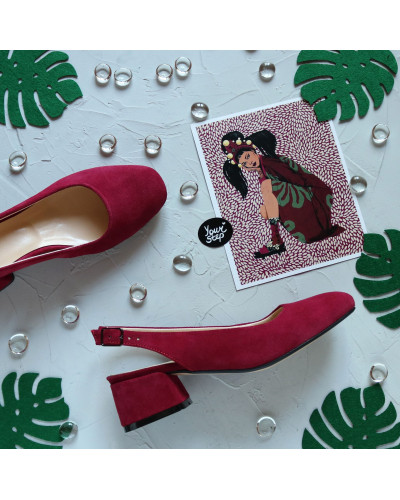 Босоніжки з замші Арт. 456-4/53Ок