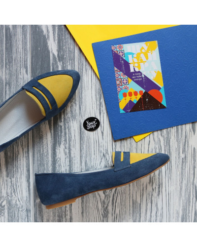 Замшеві балетки Арт. 16-3