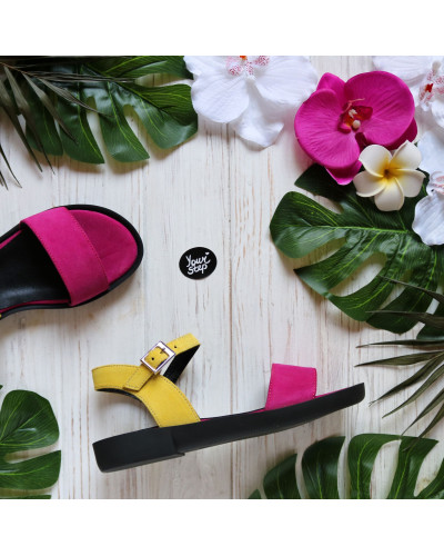 Босоніжки з замші Арт. 10-5/144