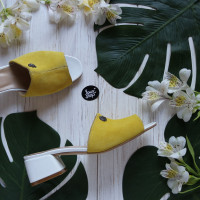 Мюлі жовтого кольору Арт. 456-2/53Ок