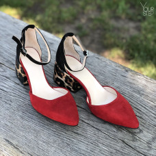 Босоніжки з гострим носом Арт. 657-4/w324Ок