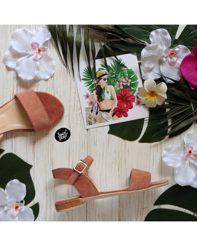 Босоніжки з замші Арт. 10-5/110