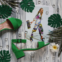 Босоніжки на підборах Арт.: 615-3/415-32Ок