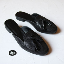 Мюлі із чорного нубуку Арт. 156-2Hil