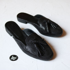 Мюлі із чорного нубуку Арт. 156-2Hil