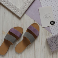 Шльопанці з натуральної замші Арт. 10-7