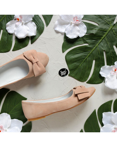 Замшеві балетки Арт. 01-1-Бант